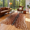 Premium Deer Print Rug (4'7" X 5'2" (Irregular) / Classic Deer)