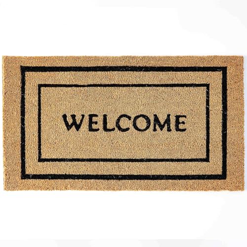 Coco Coir Door Mat with Heavy Duty Backing (Double Box)