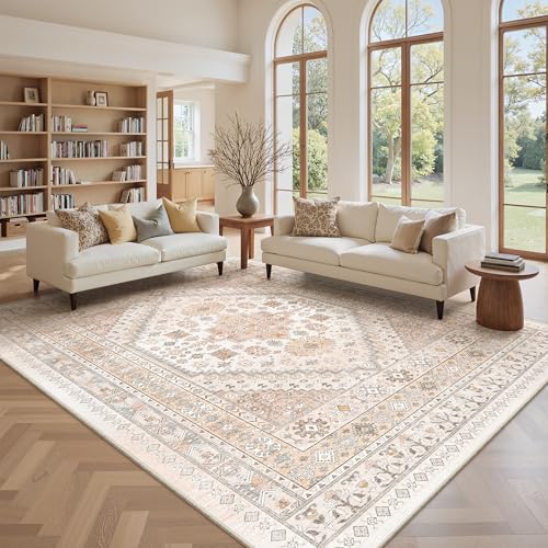 8x10 Area Rugs for Living Room (Pink/Grey / 8' x 10' (Rectangular))
