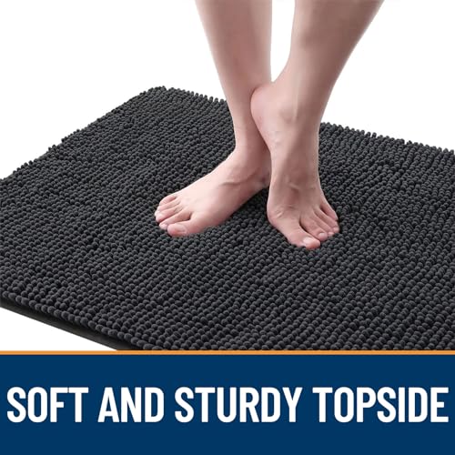 Dog Door Mat for Muddy Paws 24x16 (Dark Grey / 24" X 16")