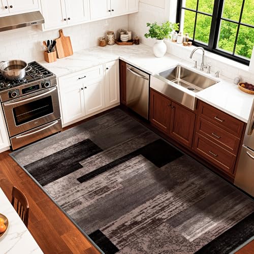 3x5 Washable Area Rugs for Living Room and Bedroom (Chocolate / 3' x 5' (Rectangular))