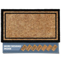 Front Door Welcome Mat (Border / 30 x 17 inches)