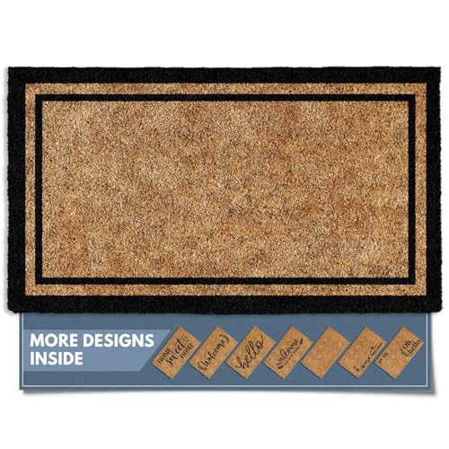 Front Door Welcome Mat (Border / 30 x 17 inches)