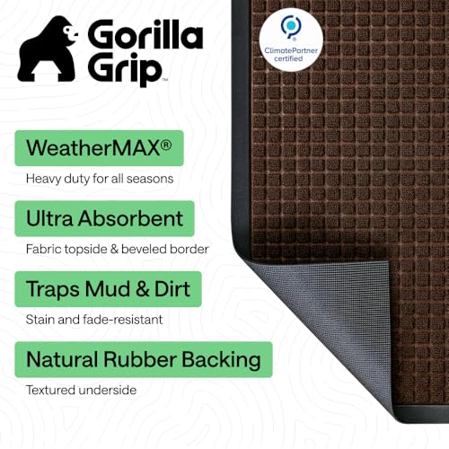 WeatherMAX Door Mat (Walnut Squares / 60" x 24")