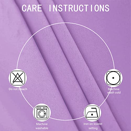 Lavender Thermal Blackout Curtains (Lavender / 42"W x 72"L (Pack of 2))