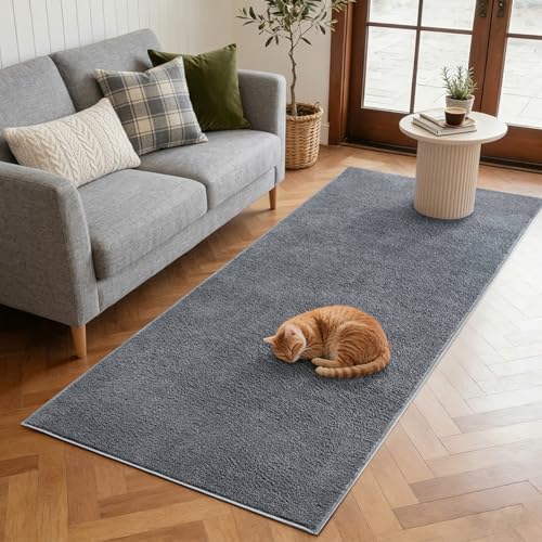 5x7 Pure Dark Grey Area Rug Non (05 Pure Dark Grey / 5' x 7' (Rectangular))