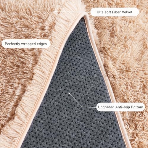 8x10 Area Rug for Living Room (8' x 10' (Rectangular) / Camel)