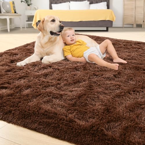 4x6 Brown Area Rugs for Living Room Bedroom (Brown / 4' X 6' (Rectangular))