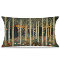 Rustic William Morris Inspired Autumn Forest Decor Pillow Covers 12x20 (Forest-orange 09 / 20" x 12" (Pack of 1))