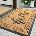Welcome Mats for Front Door 29.5x17 (Yellow / 29.5x17 Inch)