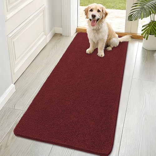 Dog Door Mat for Muddy Paws 70x32 (Caramel Russet / 70" X 32")