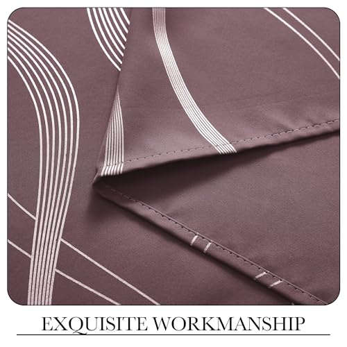 Dry Rose Blackout Curtain Panels 84 for Living Room and Bedroom 2 Panels (1 - Dry Rose / 52"W x 84"L (Pack of 2))
