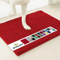 Super Water Absorbent Door Mat Indoor (Red / 6ft x 9ft)