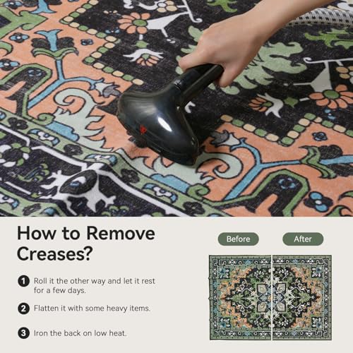 8x10 Area Rug for Living Room Bedroom (Dark Green / 8' x 10' (Rectangular))