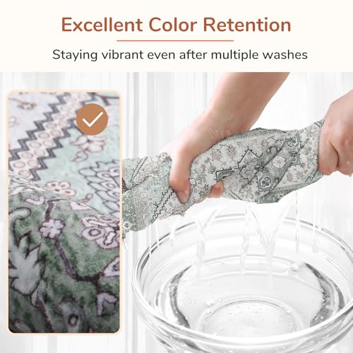 Soft Area Rugs 10x14 (10' x 14' (Rectangular) / Green)