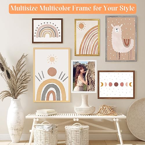 7x10 Wood Frame Brown (Brown / 7x10)