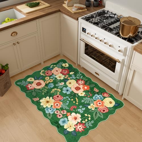 2x3 Rug for Entryway (Dark Green (Big) / 2' x 3' (Rectangular))