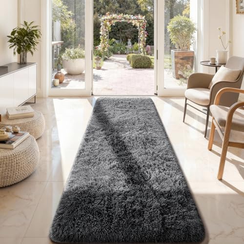2x8 Runner Rug for Hallway (1- Grey / 2' x 8' (Rectangular))