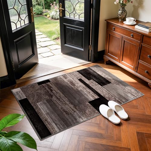 2x3 Washable Entryway Rug (Chocolate / 2' x 3' (Rectangular))