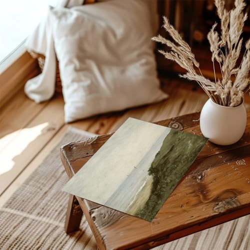 Vintage Seaside Landscape Painting (10"L x 8"W / Seaside)