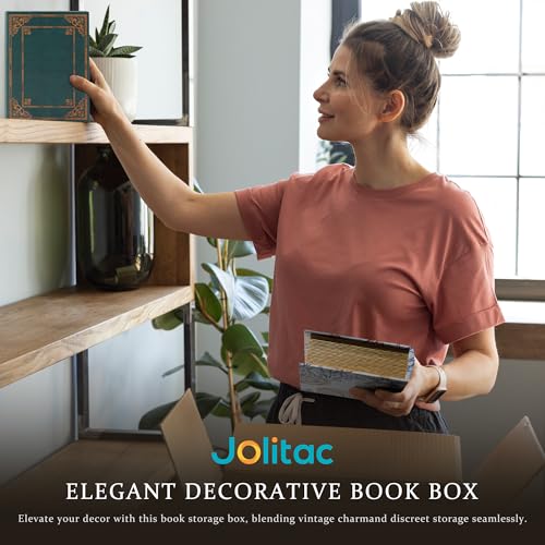 Wooden Decorative Book Boxes 3 (Vintage)