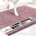 Super Water Absorbent Door Mat Indoor (Light Pink / 48" x 72")