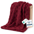 Checkered Soft Cozy Twin Blanket for Bed (Red / Twin (60" X 80"))