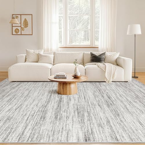 Boho 8x10 Area Rug Living Room Rugs Machine Washable Grey (A-grey / 8' x 10' (Rectangular))