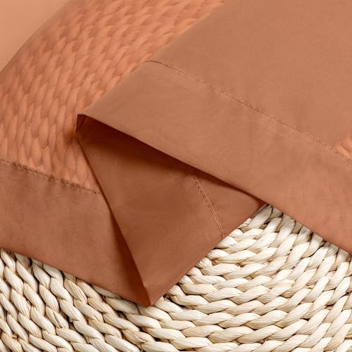 Orange Sheer Curtains 30 inch Length 2 Panels (Orange / 42"W x 30"L (Pack of 2))
