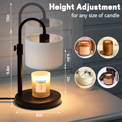 Candle Warmer Lamp with Timer (White)