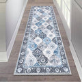 HEBE Hallway Runner Rug 2'x6' (Multi-blue / 2' x 6' (Rectangular))