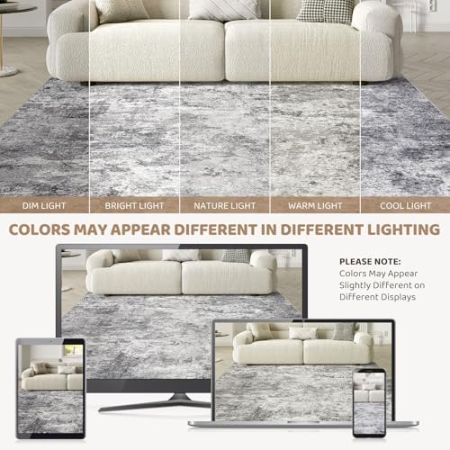 Square Area Rugs (Grey / 6' x 6' (Square))