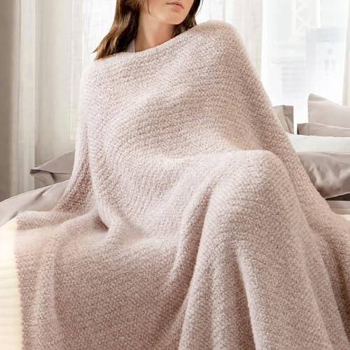 Heather Taupe Throw Blanket for Couch (Heather Taupe / Throw-XL (50"x70"))