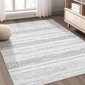Boho 3x5 Area Rug Living Room Rugs Machine Washable Gray (Color Gray / 3' X 5' (Rectangular))
