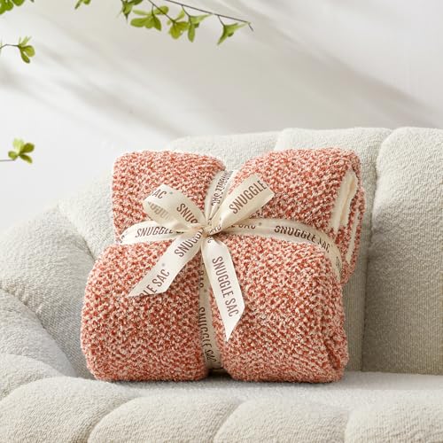 Orange Throw Blanket for Fall (Heather Orange / Throw (50"x60"))