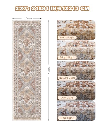 2x7 Runner Rug (Orange / 2' x 7' (Runner))