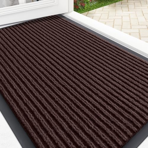 Front Door Mat 33x21 (Brown / 33" X 21")