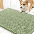Dog Door Mat for Muddy Paws 30x17 (Sage Green / 30" X 17")