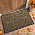 Large Welcome Door Mat (36x24 Inch / Coffee)