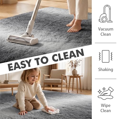 Area Rugs for Living Room (Fa Grey 4sm01 / 5' X 7' (Rectangular))