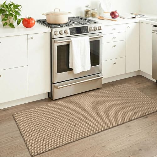 Boho Runners for Hallways 2x5 ft Washable Kitchen Runner Non Slip Rubber Backed Hall Runners Cotton Entryway Runner Rugs for Indoor Backdoor Bedroom Kitchen (Orange Beige/Tan/Brown / 2' x 5' (Runner))