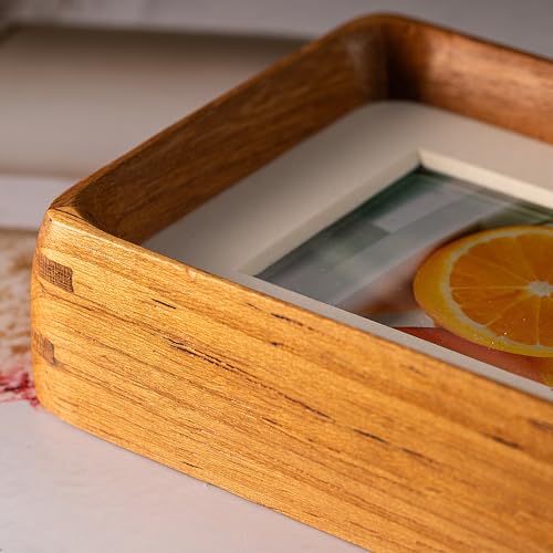 4x6 Picture Frame with 3x4 Mat (Teak / 4X6)