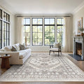 6x9 Area Rugs for Living Room (Brown/Beige / 6' x 9' (Rectangular))