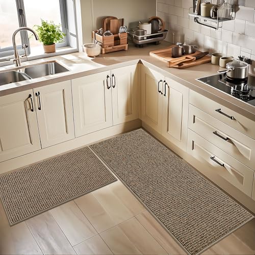 Kitchen Runner Rugs 24"x60" (Taupe / 24" X 60" (Rectangular))