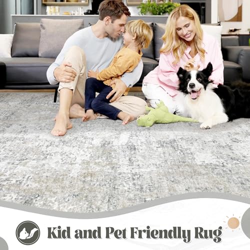 10x14 Area Rugs for Living Room (Beige Grey / 10' x 14' (Rectangular))