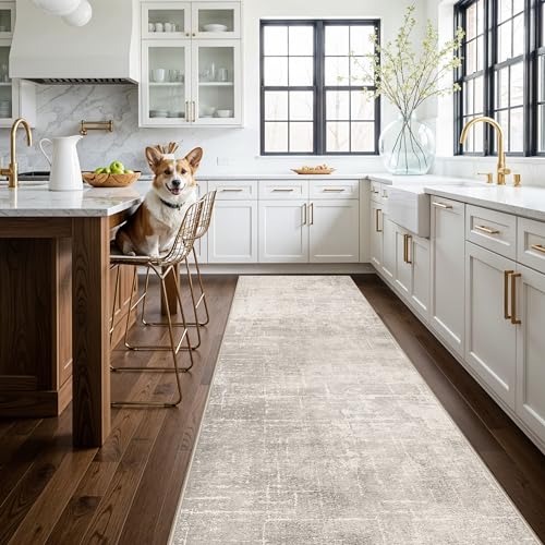 HAOYUNLAI 3x12 Hallways Runner Rugs (3' x 12' (Rectangular) / Beige/Cream)