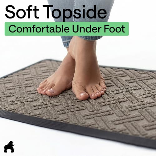 WeatherMAX Door Mat (Taupe Basket Weave / 29" x 17")