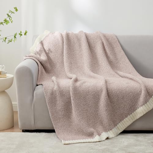 Heather Throw Blanket for Couch (Heather Taupe / Throw (50"x60"))