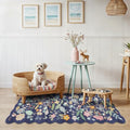 2x5 Washable Hallway Runner Rug (2' x 5' (Rectangular) / Purple)