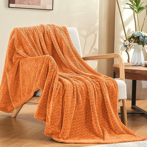 Fall Throw Blanket (Rust / Throw/Travel-50x60 IN)